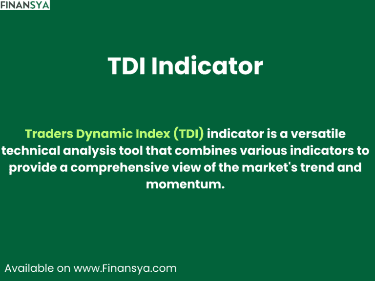 A graphical representation of the Traders Dynamic Index Indicator