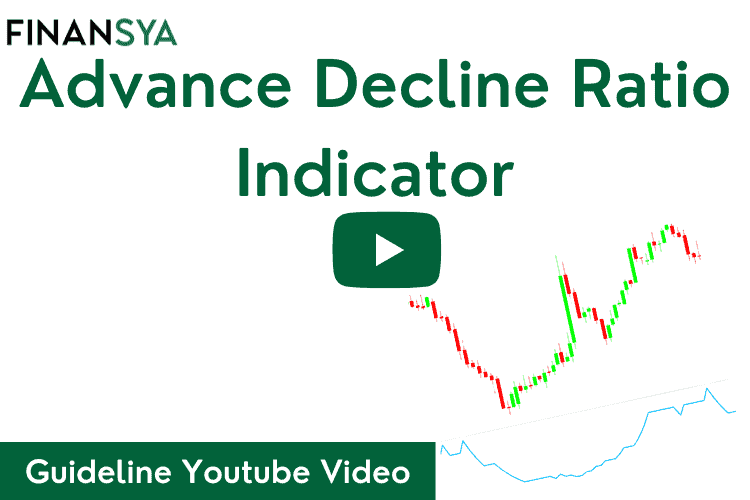 Advance Decline Line Ratio Indicator Guideline in MT4 MT5 and Tradingview